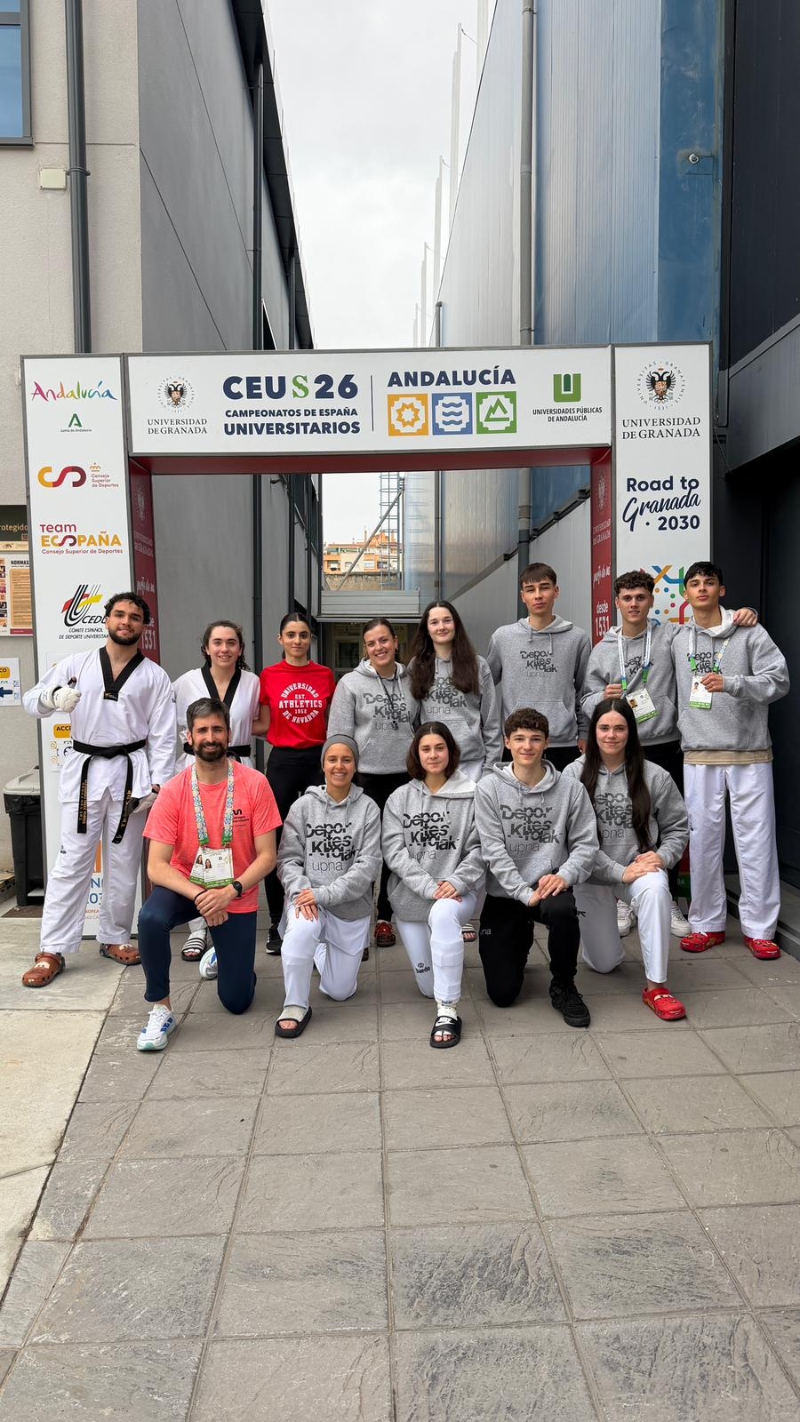 Navarra conquista cinco medallas en el Campeonato de España Universitario de Taekwondo, en Granada
