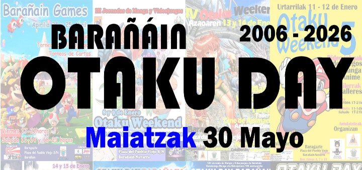 Barañáin celebra el 20 aniversario de su festival Otaku con una jornada de anime, manga, cosplay y torneos de videojuego