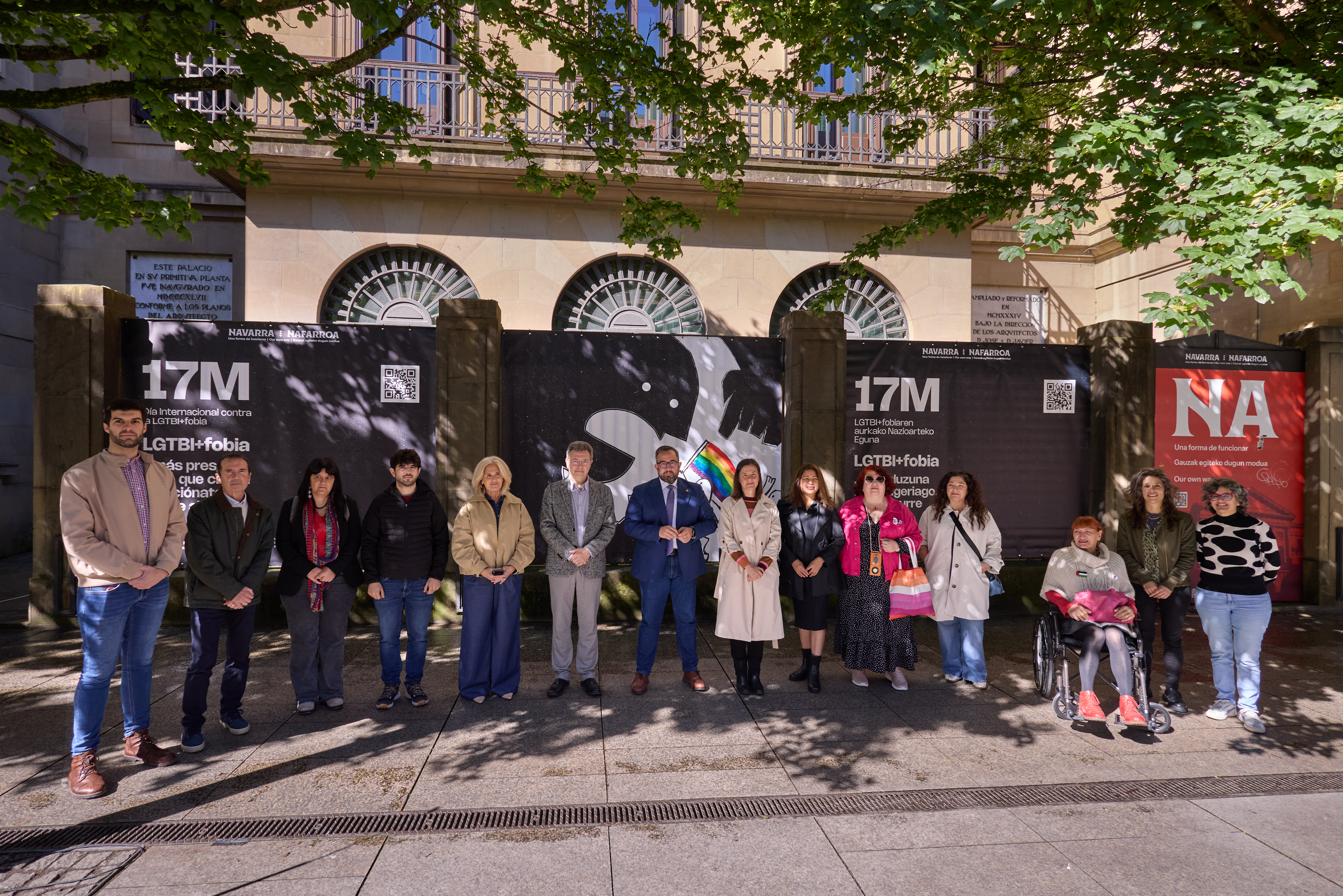 El Gobierno de Navarra llama a posicionarse frente al odio en el Día Internacional contra la LGTBI+fobia