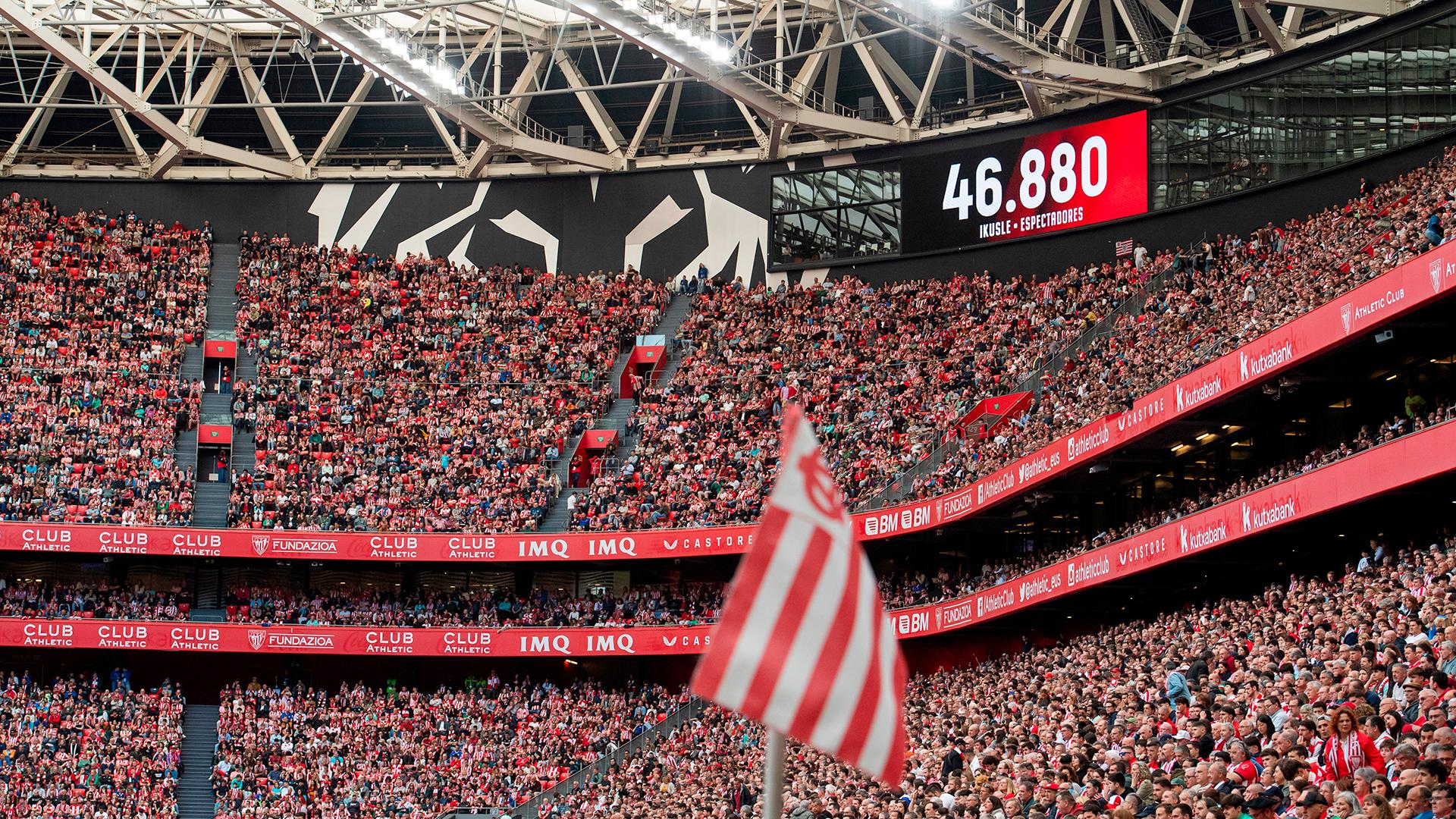 Guía de servicios y accesos para el partido entre el Athletic Club y el RC Celta en San Mamés
