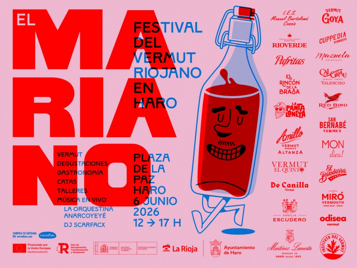 Haro celebra la cultura del vermut riojano con la nueva edición del festival El Mariano el próximo 6 de junio