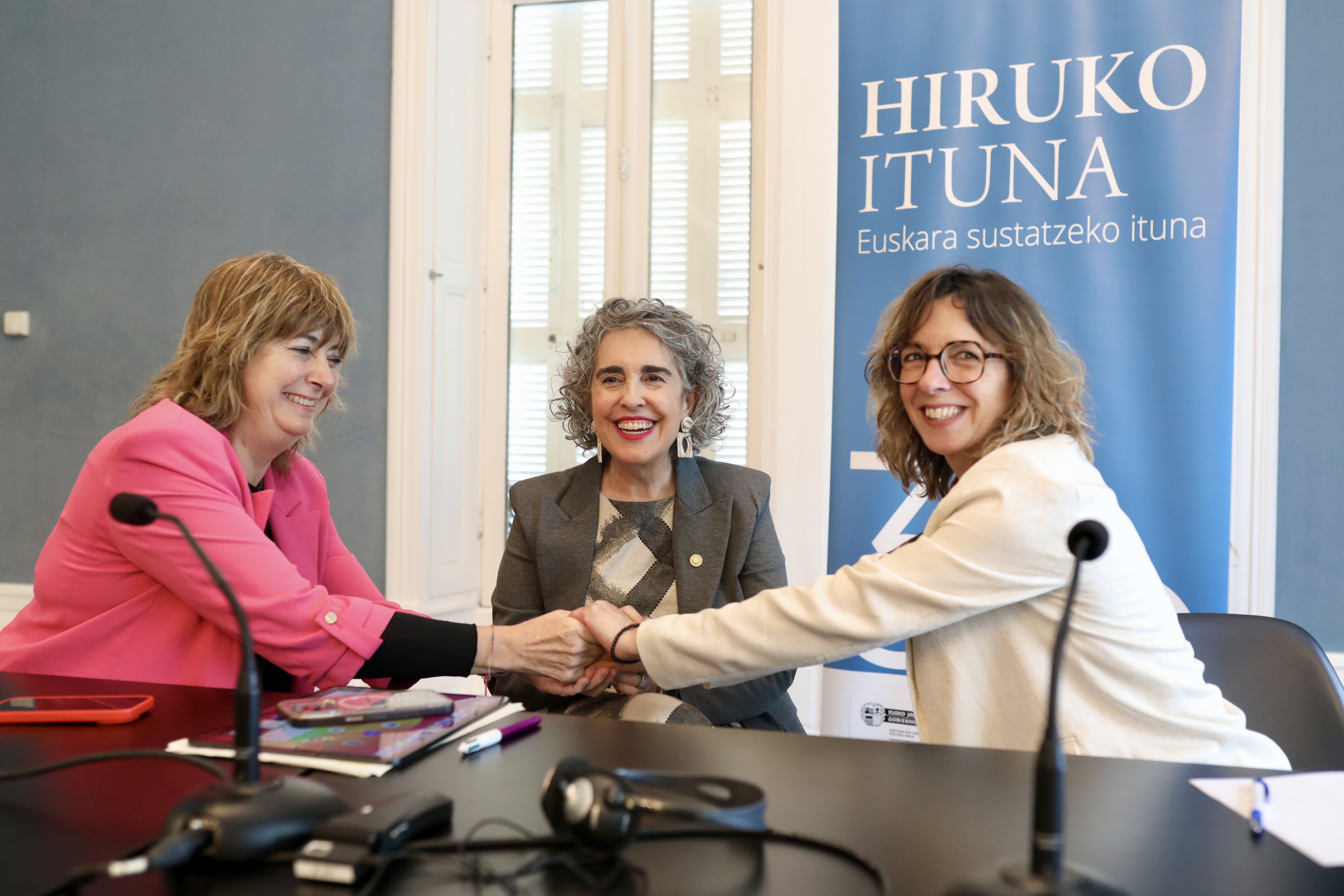 Renovación del Pacto Tripartito para la promoción del euskera