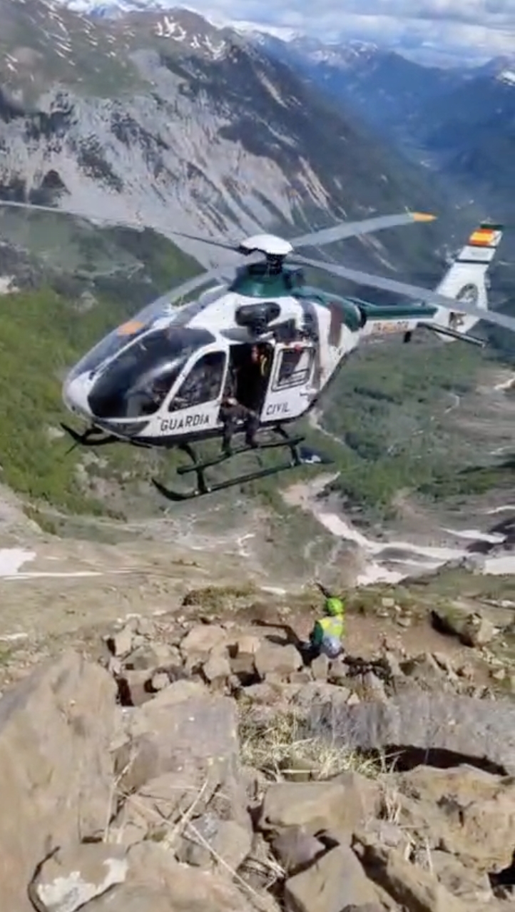 Un senderista pamplonés, de 30 años, evacuado en helicóptero tras caer en la senda del Balcón de Pineta (Huesca)