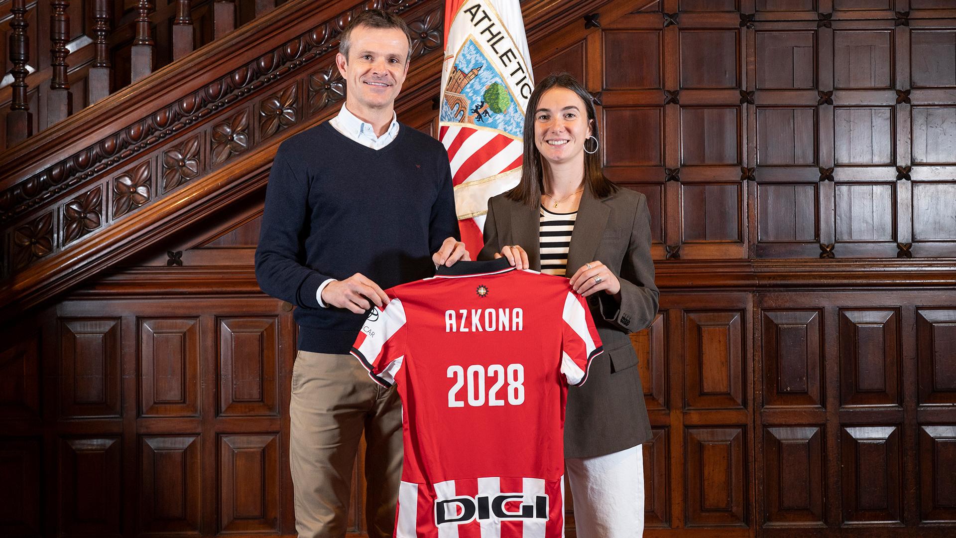 El Athletic Club renueva a la delantera Ane Azkona hasta el año 2028 para liderar al equipo femenino