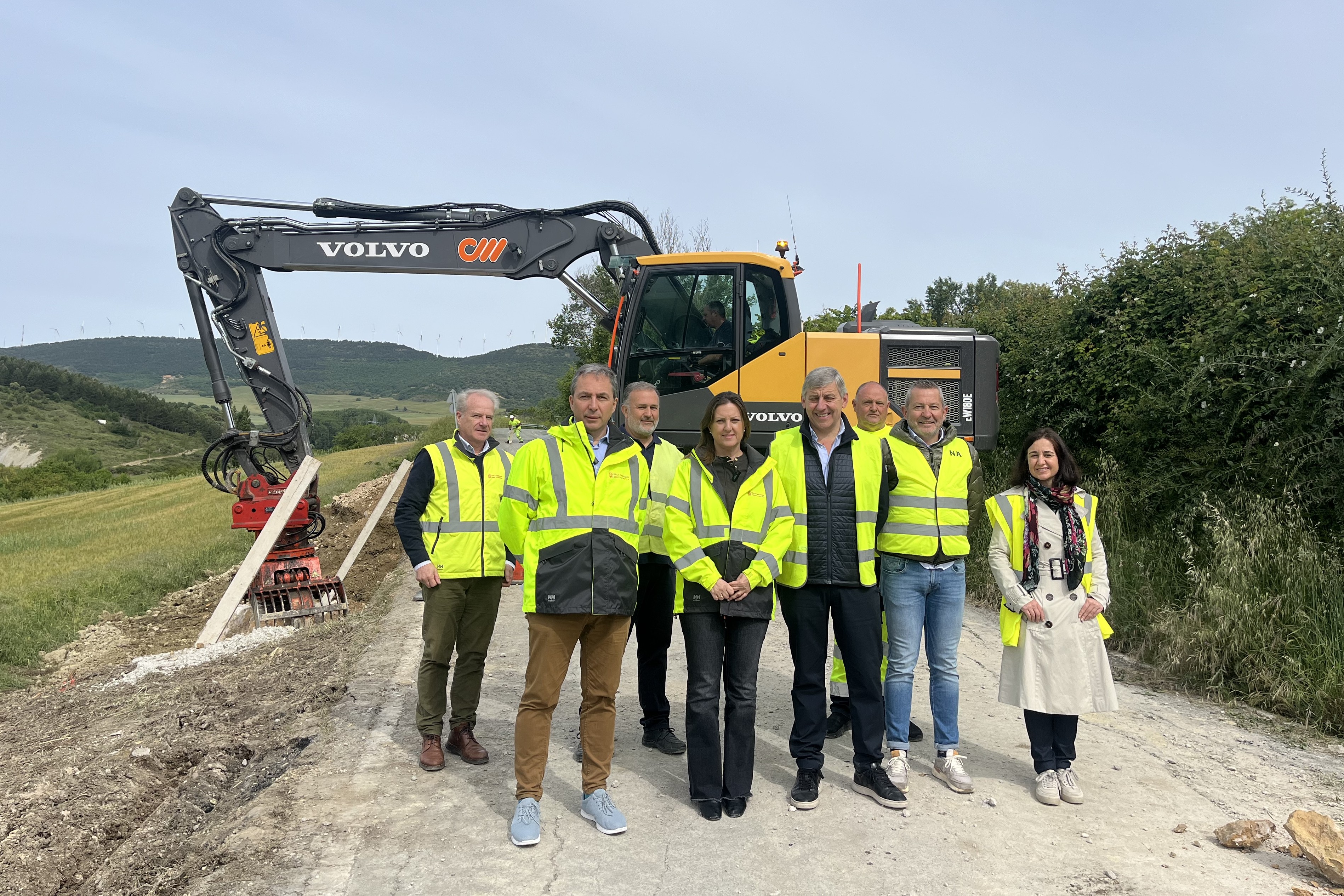 Cohesión Territorial inicia las obras de adecuación de la NA-6000, entre Etxabakoitz y Campanas 