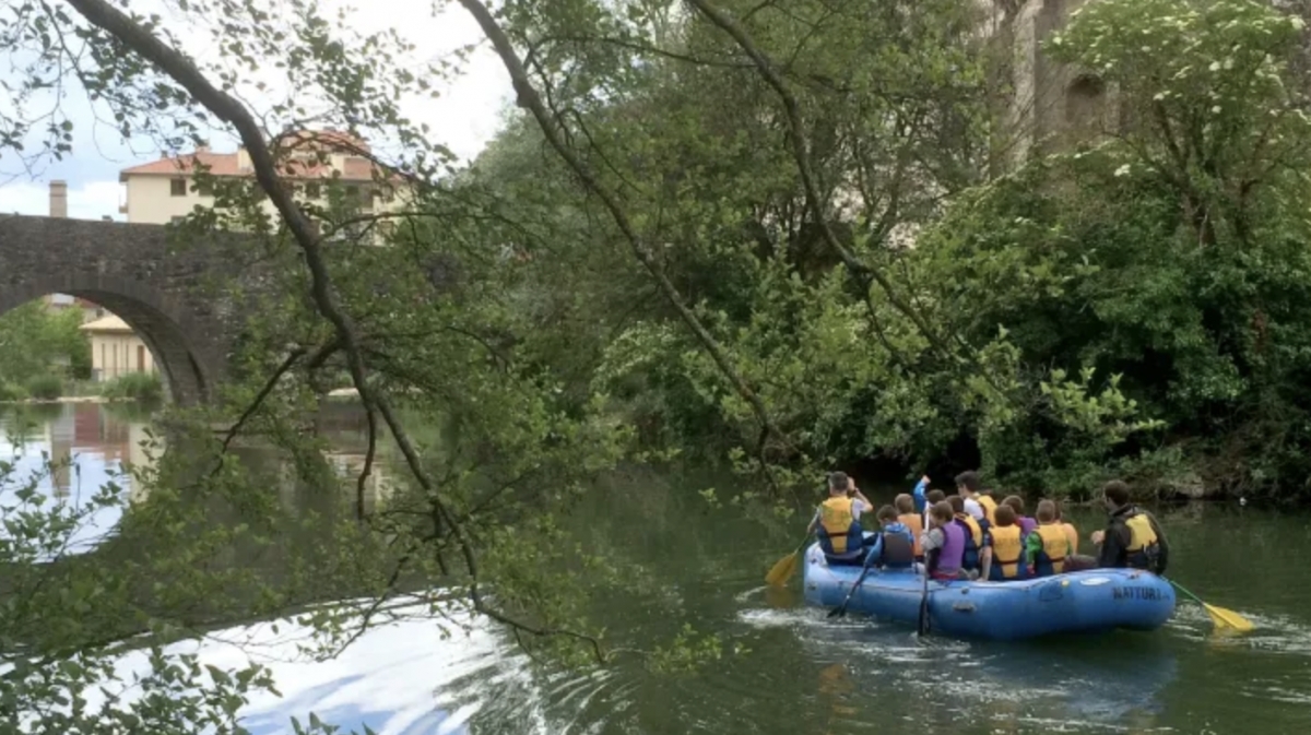 El Batán de Villava ofrece visitas guiadas y paseos en balsa por el Ultzama durante dos fines de semana