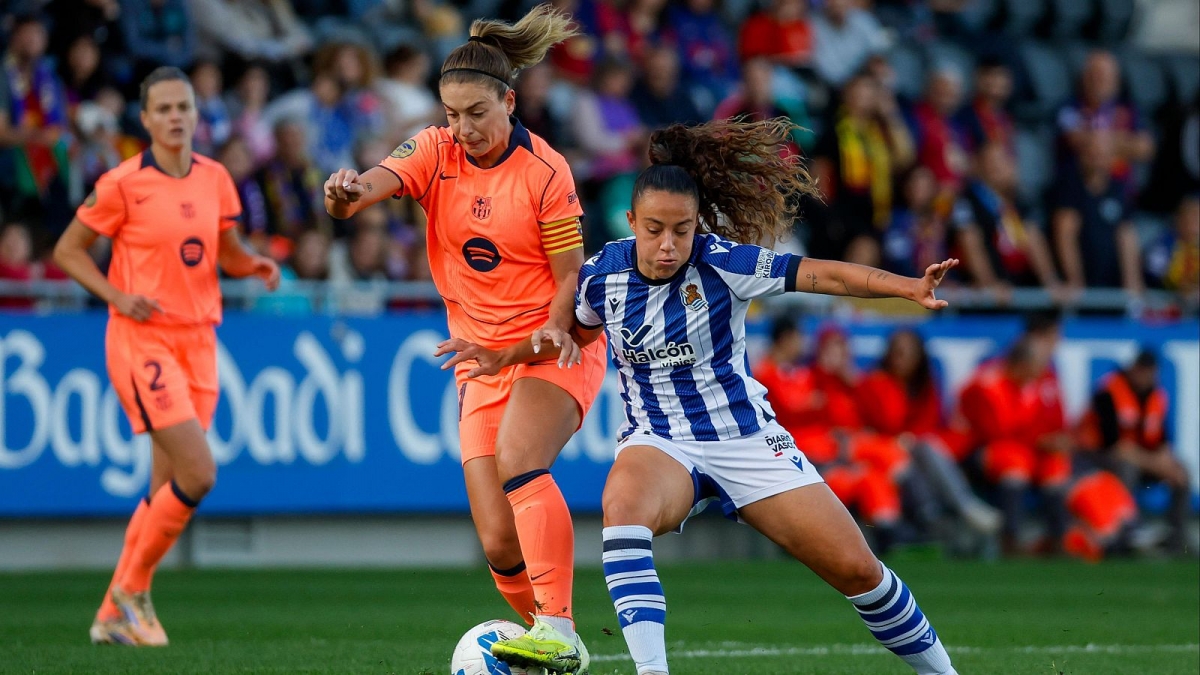 La Real Sociedad mide su crecimiento frente al Barcelona en la penúltima jornada de la Liga F Moeve