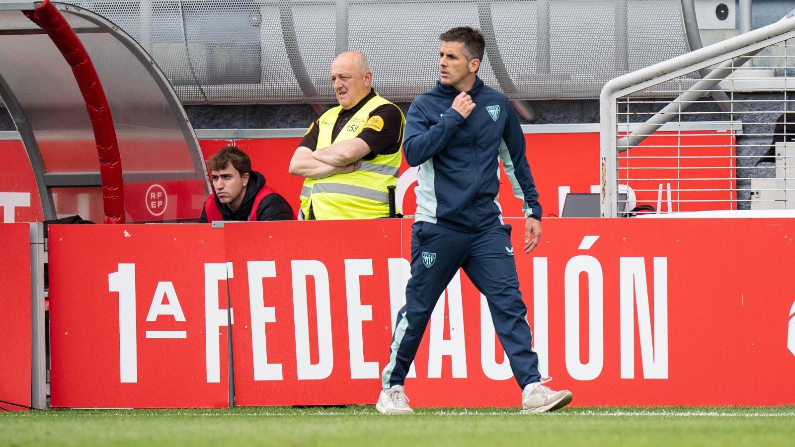 Jokin Aranbarri deja de ser el entrenador del Bilbao Athletic tras dos temporadas en el filial de Lezama