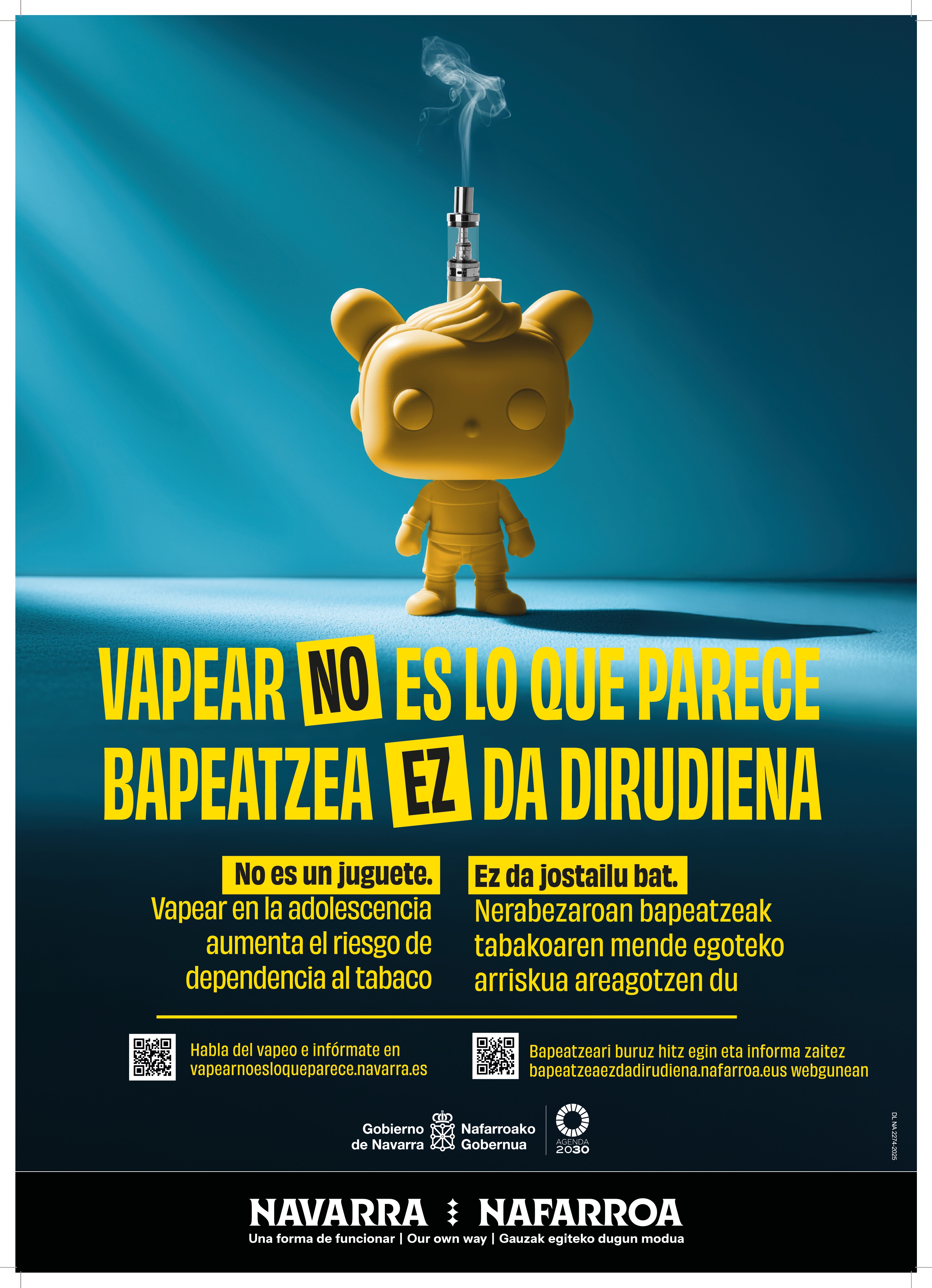 Se dispara el consumo de vapers por parte de los adolescentes navarros