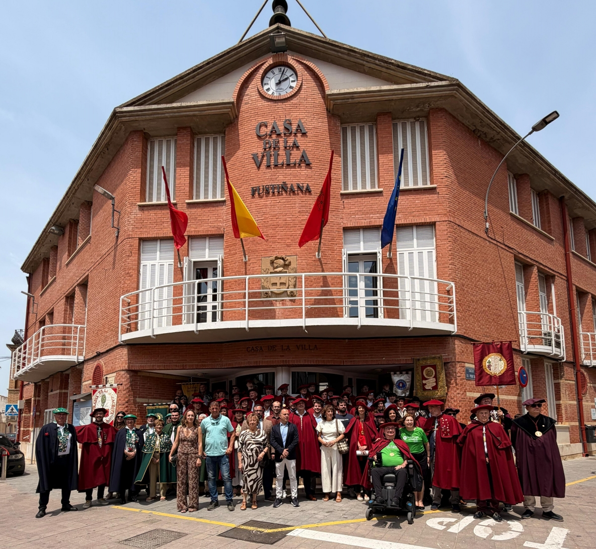 La Cofradía del Vino de Navarra celebra su XXXV Gran Capítulo en Fustiñana 