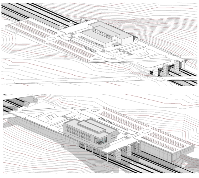 La nueva estación de la alta velocidad en Pamplona estará en Etxabakoitz y se eliminará el bucle ferroviario
