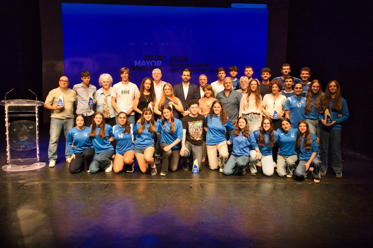 Zizur Mayor celebra su II Gala del Deporte con nueve reconocimientos al talento y el esfuerzo local