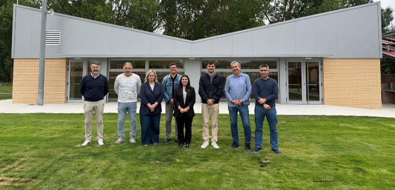 Inauguran el nuevo comedor cubierto de la Ciudad Deportiva de Sarriguren 