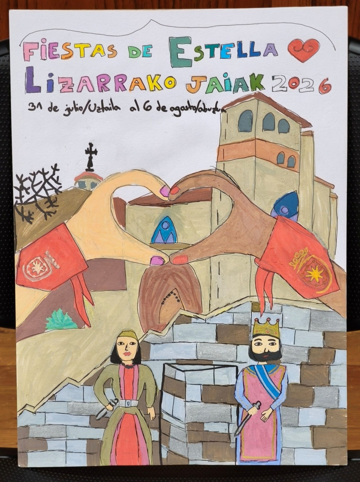 Estella-Lizarra convoca un concurso de dibujo escolar del 25-N por los buenos tratos