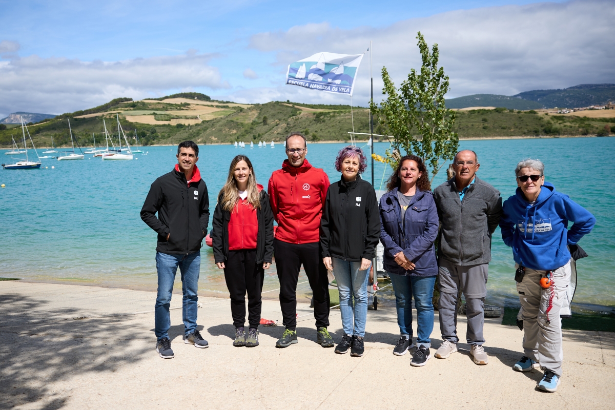 La Semana Azul reúne este año a 1.425 escolares de 34 centros navarros en el embalse de Alloz