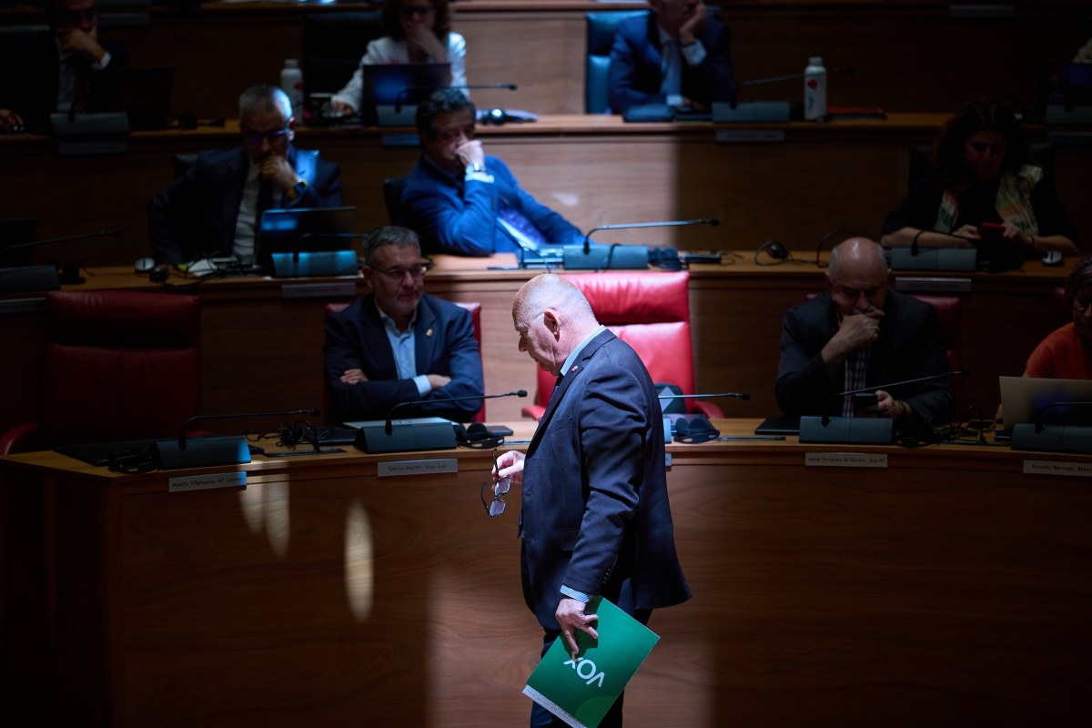 El Parlamento de Navarra rechaza la moción de Vox que pedía exigir elecciones generales