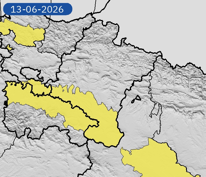 La AEMET activa aviso amarillo por calor este fin de semana en la Ribera de Navarra, con temperaturas de hasta 36 grados