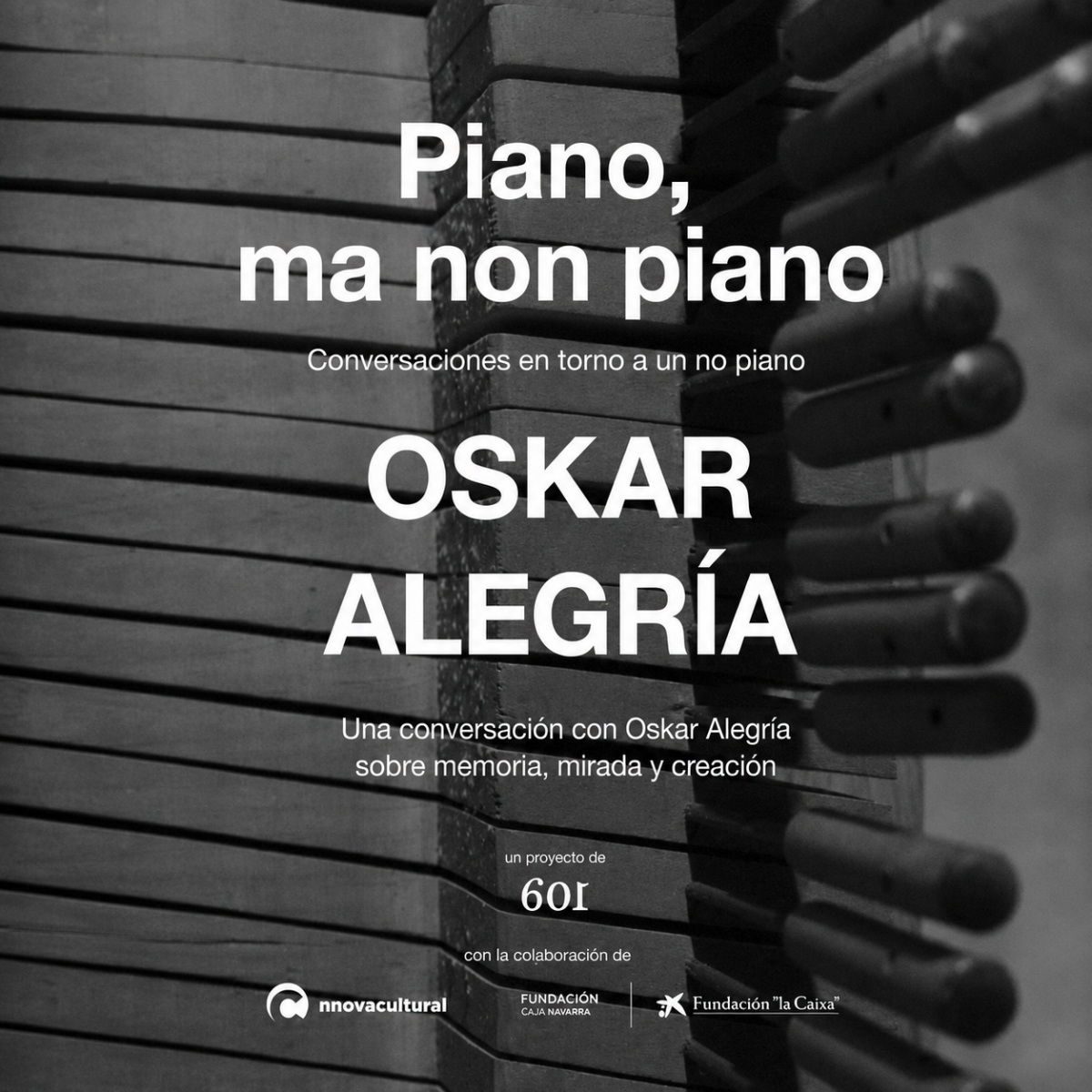 Oskar Alegría cierra este miércoles en Civican el ciclo de mediación del proyecto 'Piano, ma non piano'