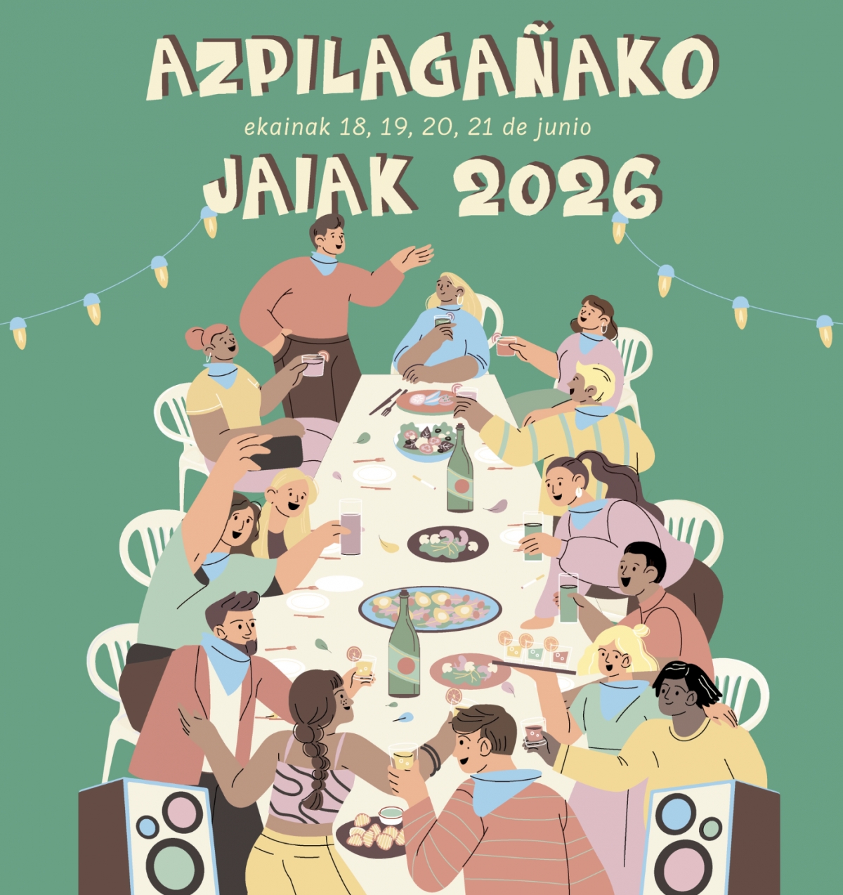 Los hosteleros de Azpilagaña lanzarán este viernes el txupinazo de las fiestas del barrio