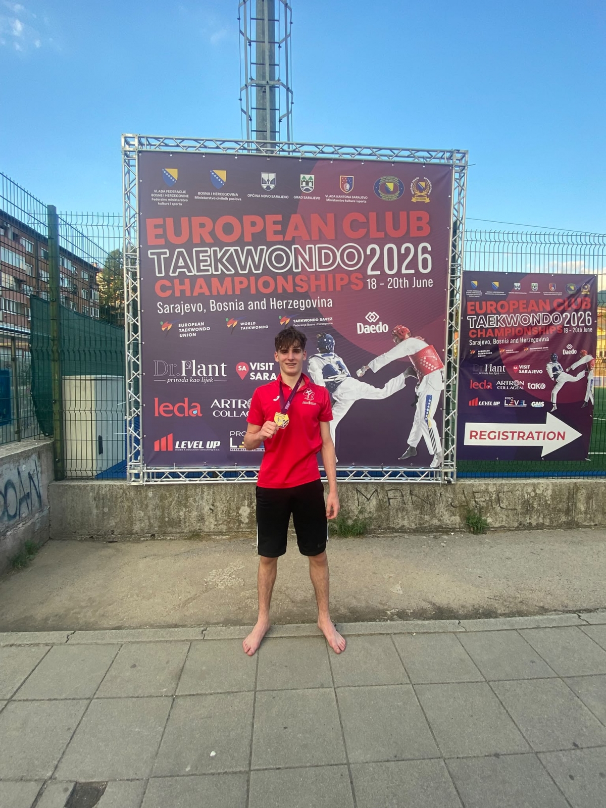 Xabier Tejero se corona campeón de Europa de Taekwondo en Sarajevo