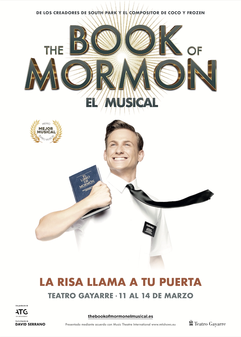 'The Book of Mormon' llegará  al Gayarre de Pamplona, en marzo de 2027, protagonizado por el navarro Alejandro Mesa