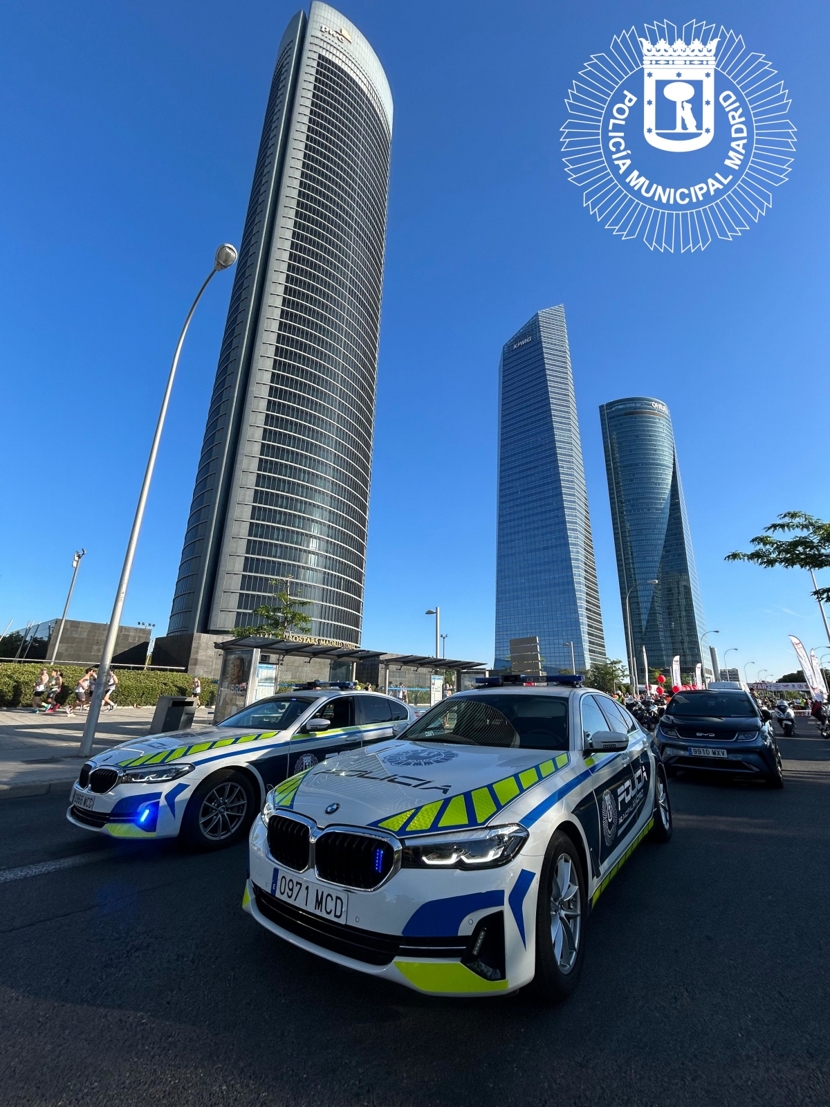 Se declara un incendio en una de las cuatro torres de Madrid 