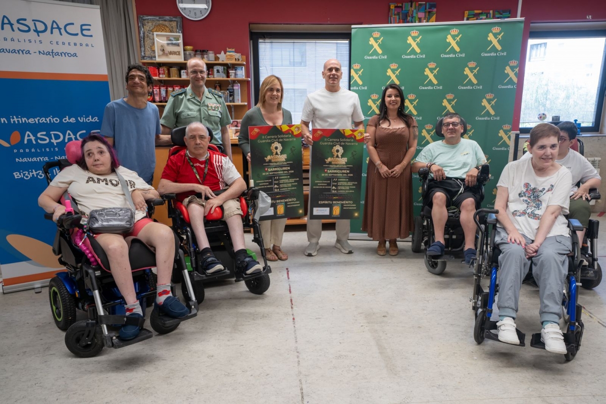 Sarriguren acoge este domingo una gran jornada solidaria con ASPACE Navarra impulsada por la Guardia Civil