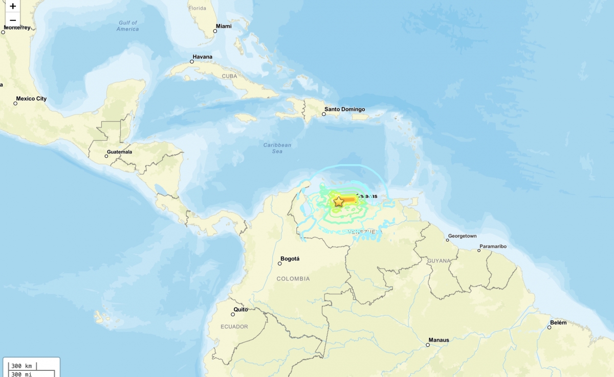 Venezuela tiembla bajo dos terremotos de gran magnitud que dejan cientos de muertos, heridos y edificios colapsados