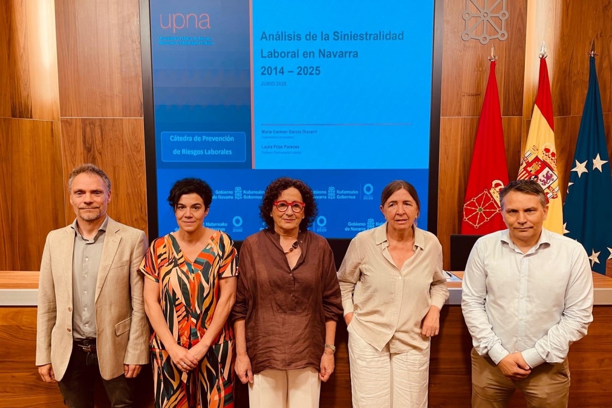 Un estudio de la UPNA revela que el 9,1% de los accidentes laborales en Navarra se produce durante el primer mes 