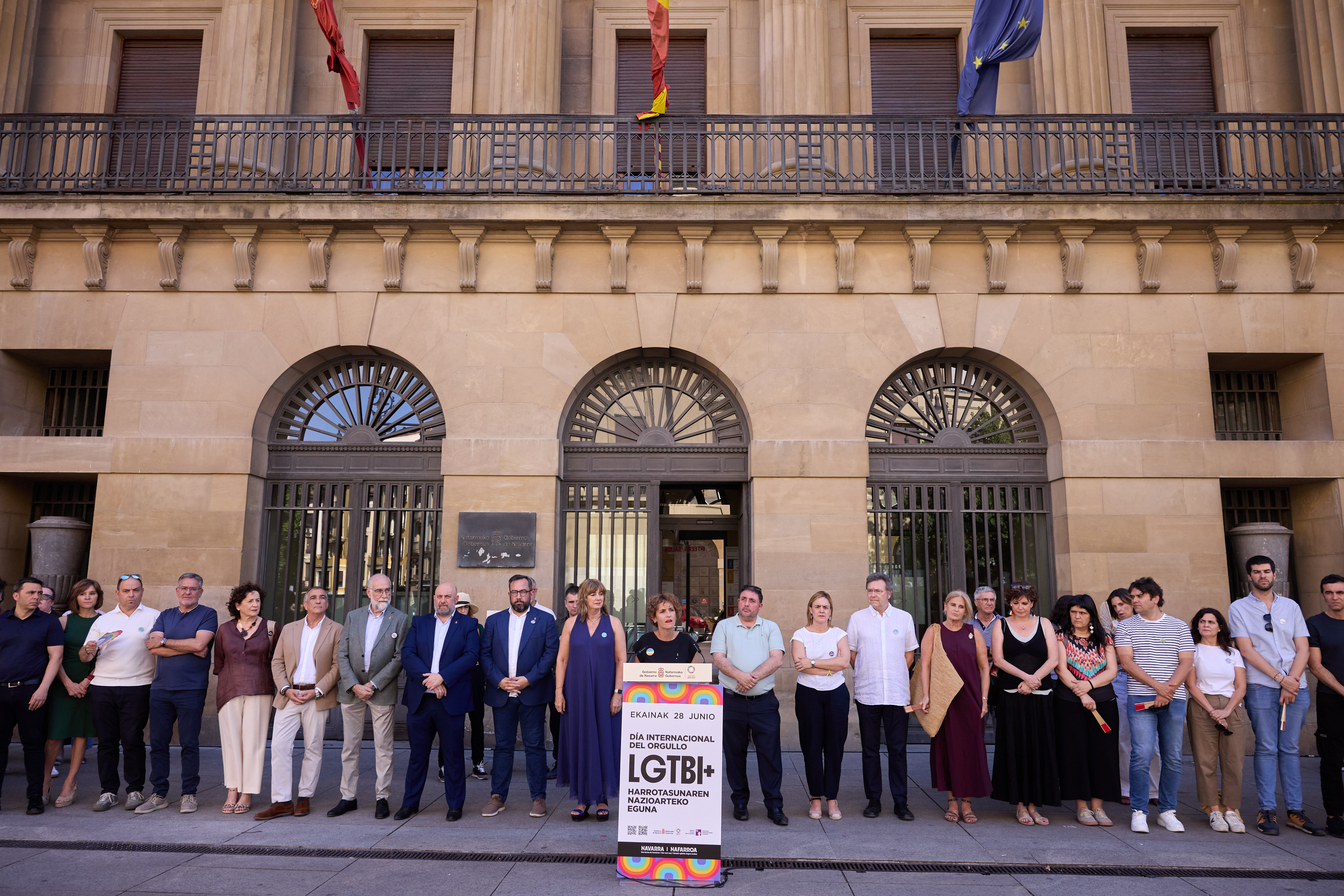 Navarra se une al Día Internacional del Orgullo LGTBI+ con un acto institucional
