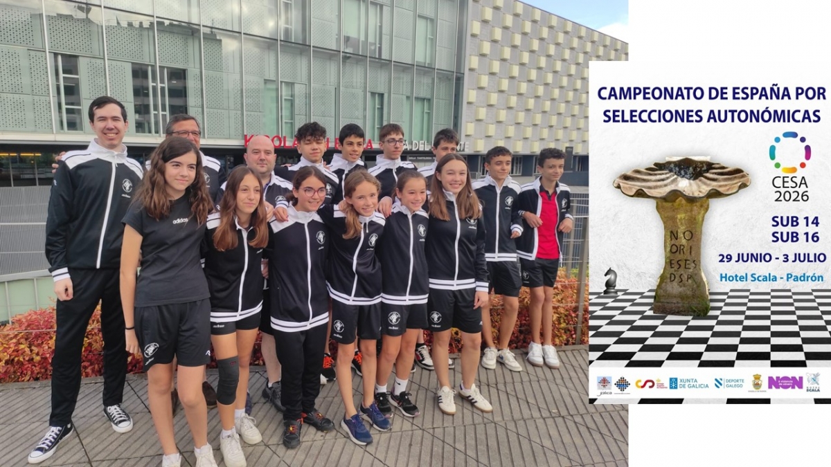 Navarra viaja a Padrón con doce ajedrecistas para disputar el Campeonato de España de Selecciones Autonómicas 