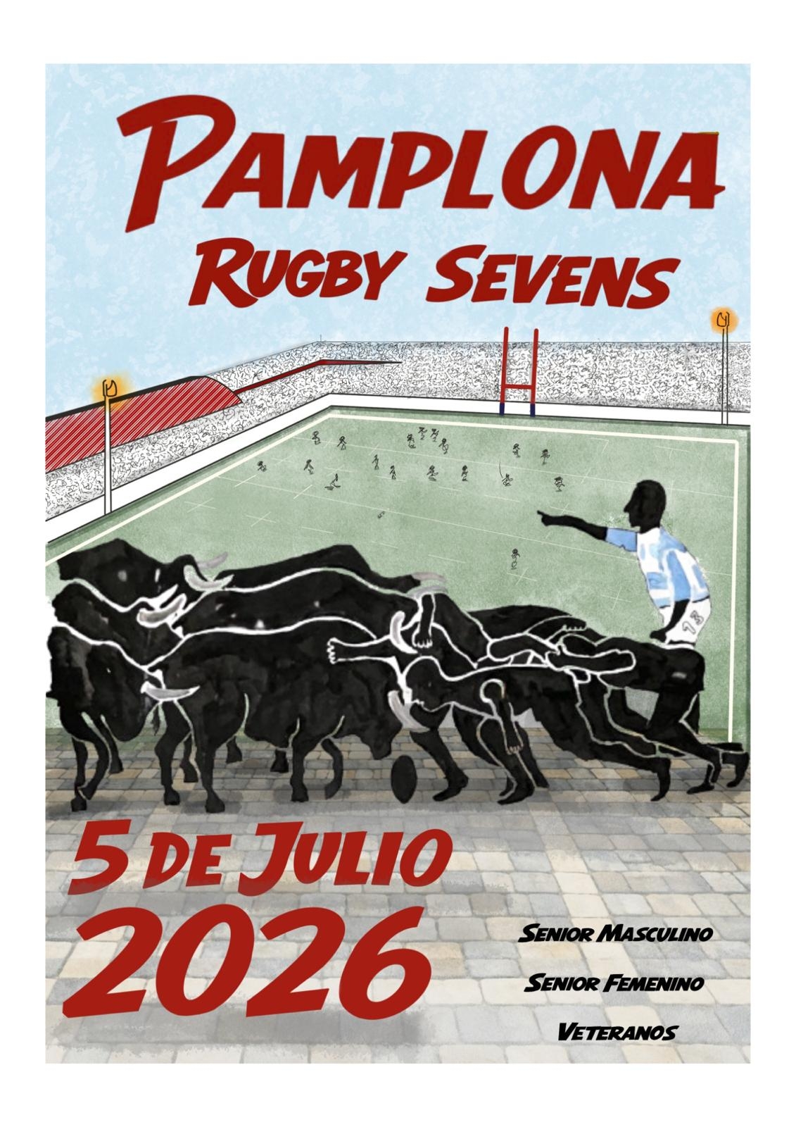 Seven antes del seven: Lezkairu se prepara para el tradicional torneo de rugby previo al chupinazo