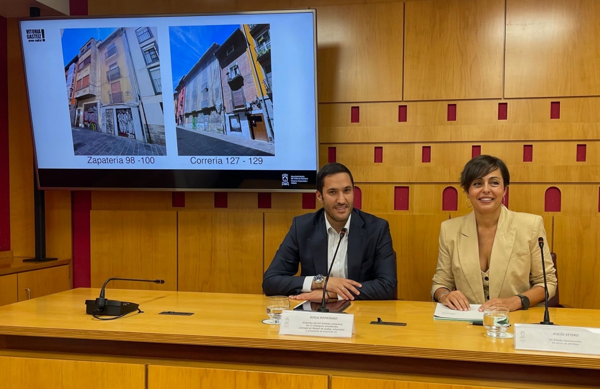 Vitoria construirá cuatro bloques de viviendas para alquiler joven en el Casco Medieval con una inversión millonaria