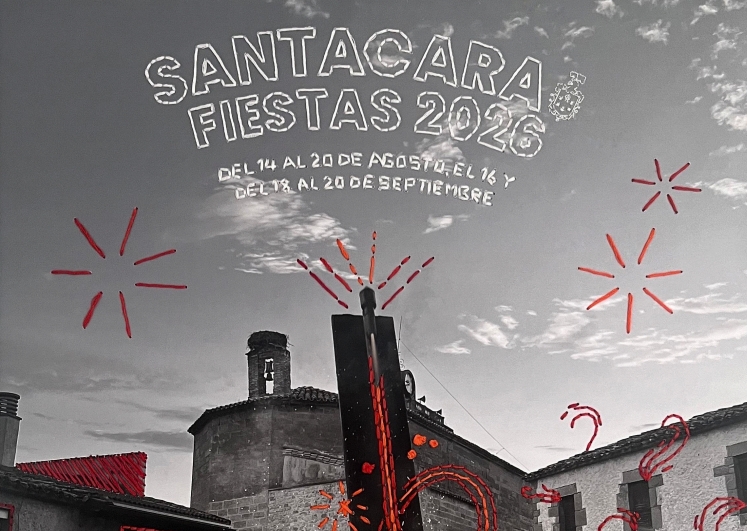 El bordado se impone en el cartel de fiestas de Santacara