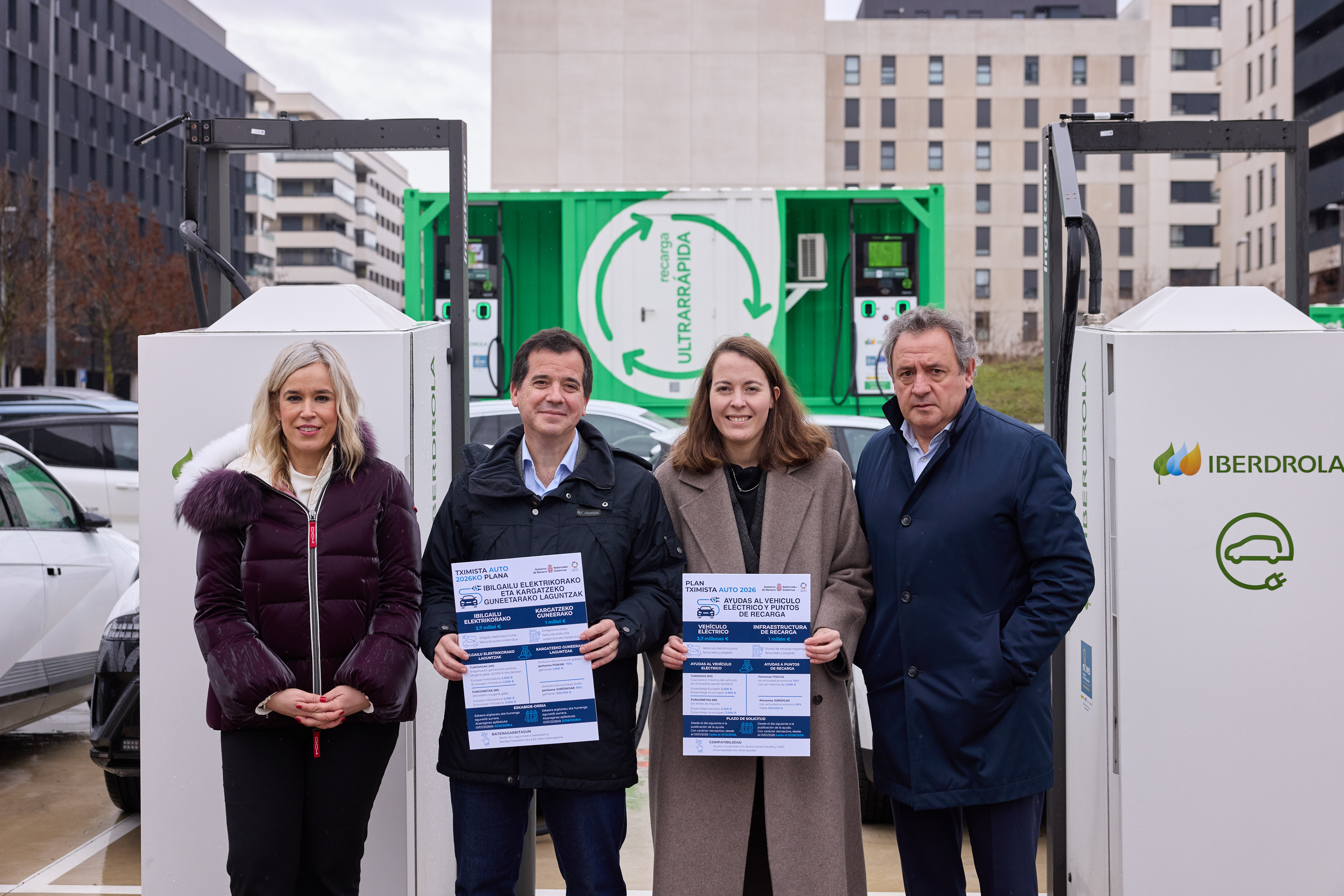 Navarra reduce a 42 días el plazo de abono del Plan Tximista Auto 2026 y agota ya el presupuesto para puntos de recarga