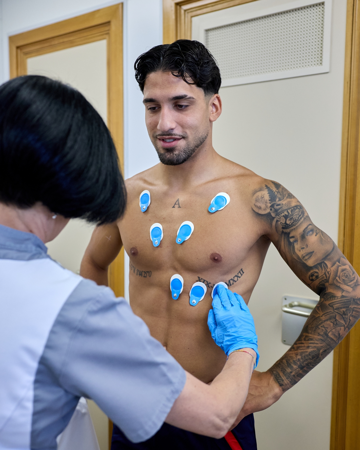 La plantilla de Osasuna se somete a su primer día de pruebas médicas en la Clínica Universidad de Navarra