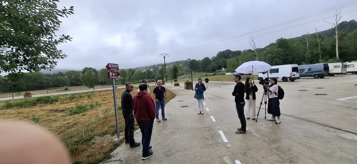 Lekunberri culmina la rehabilitación del camino de Artzanegi para peatones y ciclistas