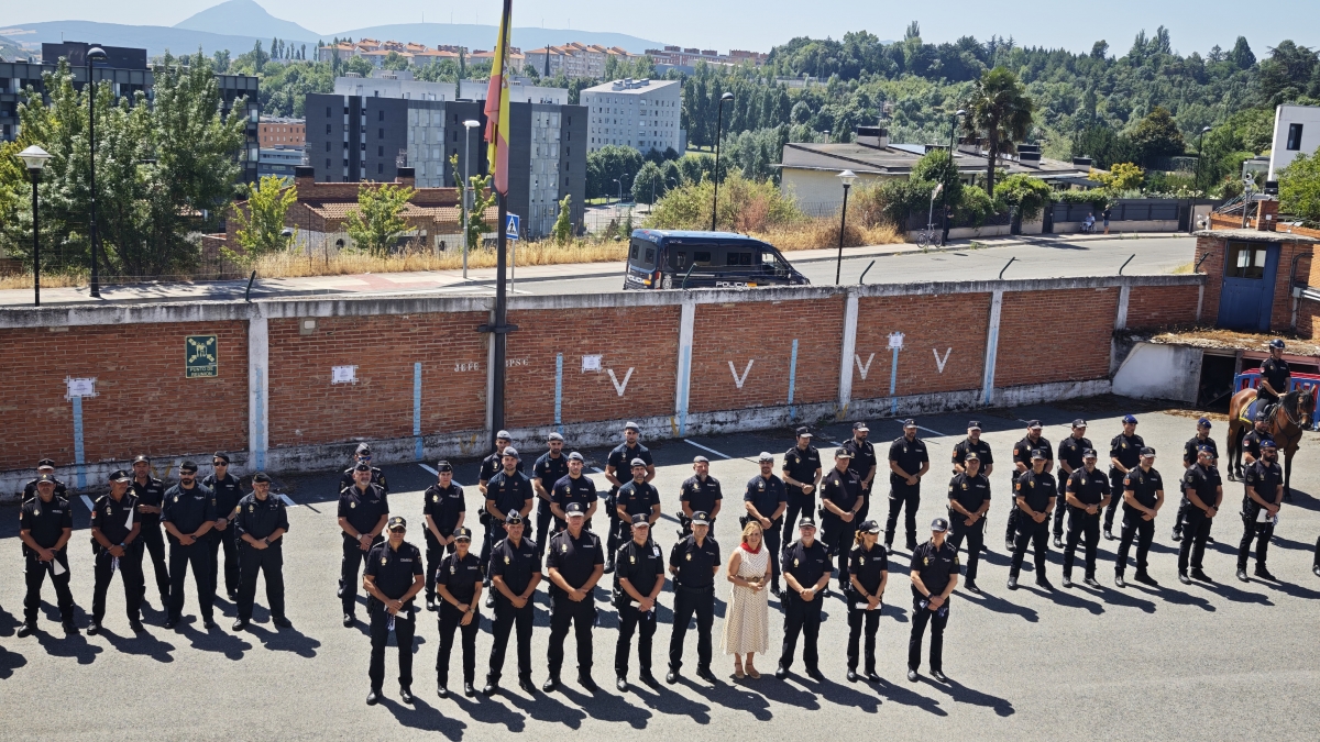 Policía Nacional presenta un dispositivo con mil agentes en San Fermín, con equipos franceses, italianos y alemanes