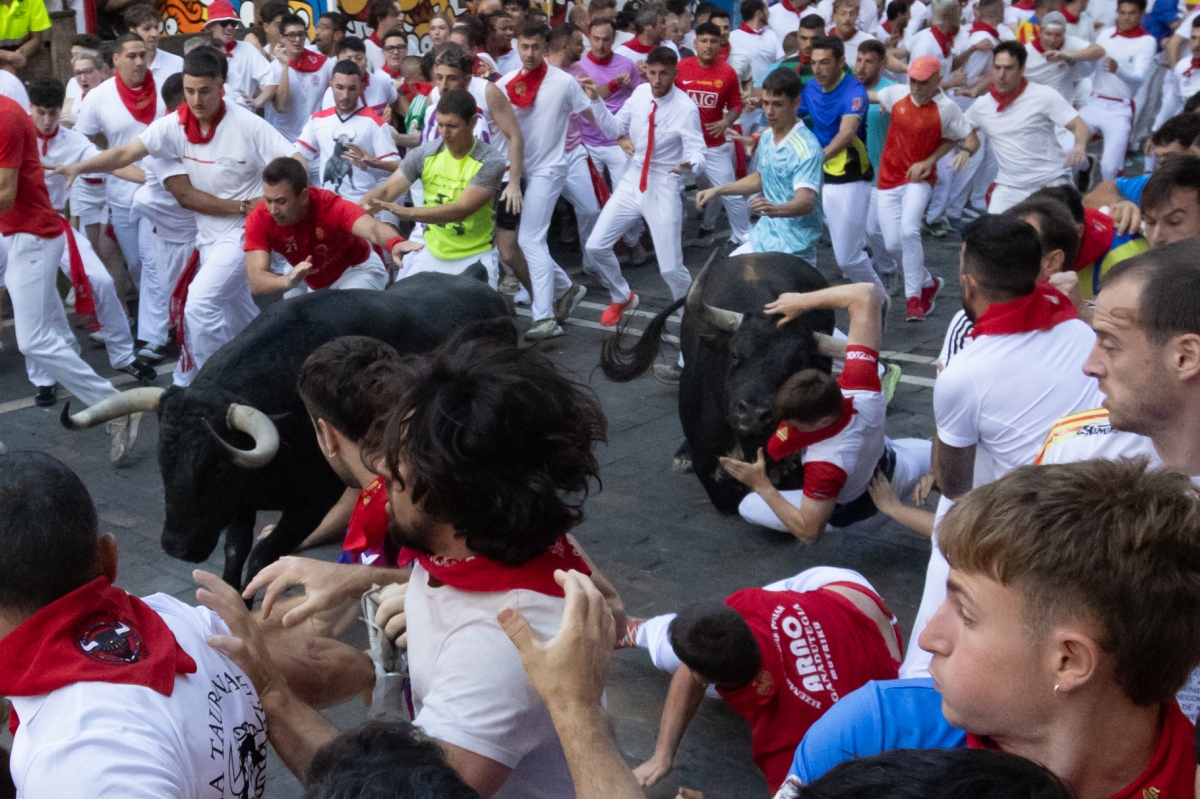 Todos los heridos en los dos primeros encierros de San Fermín ya han recibido el alta 