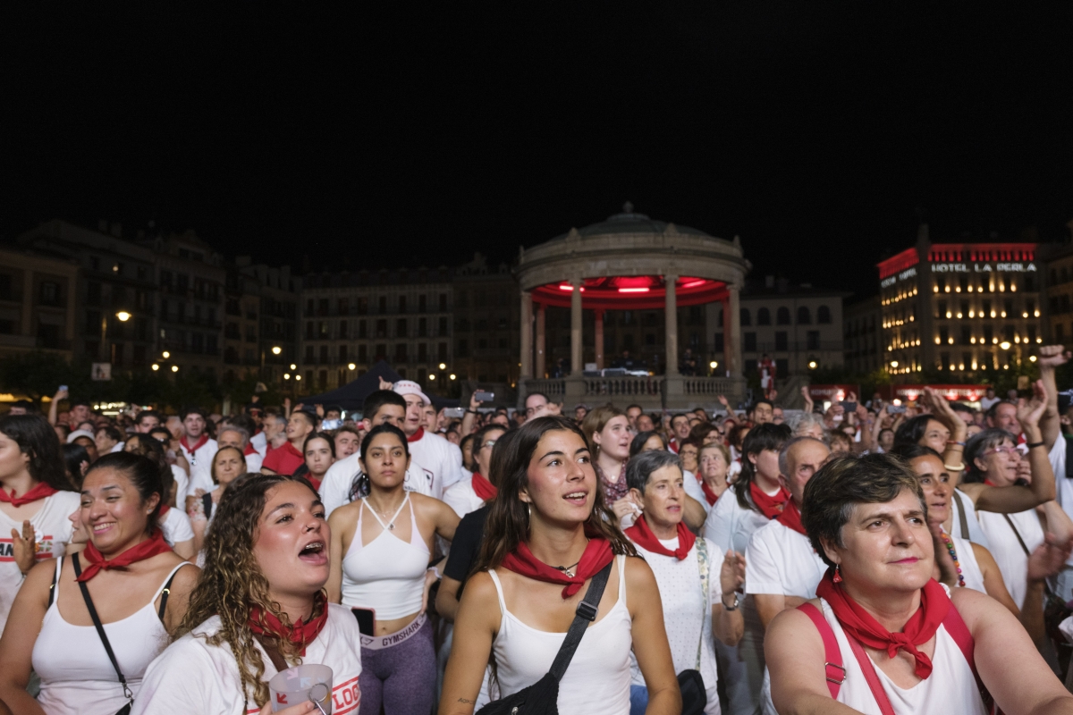 Conciertos, verbenas y fuegos artificiales congregan a más de 266.000 personas en los tres primeros días de San Fermín