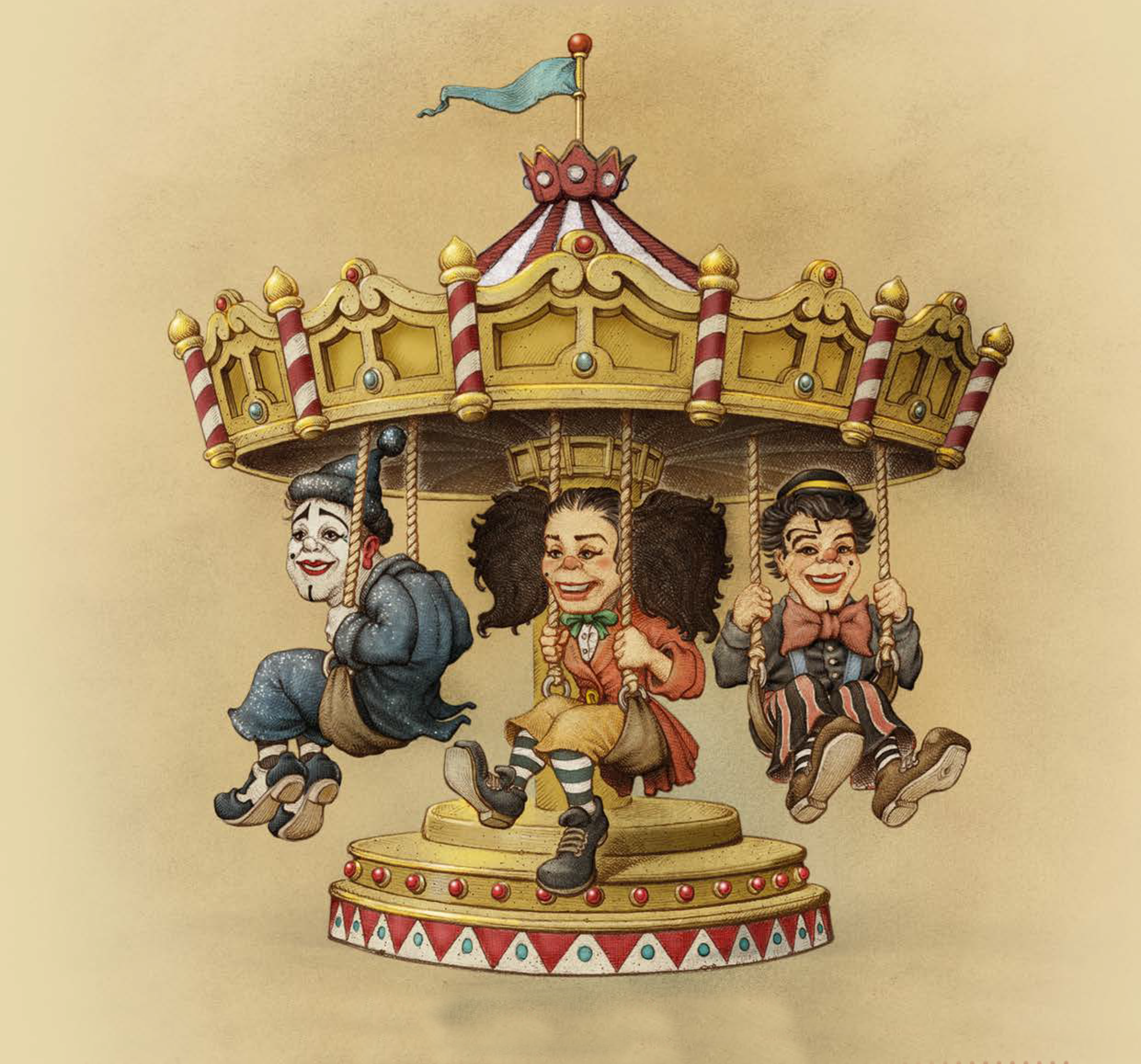 Música en directo, clown y animación con el pasacalles ‘El carrusel de la familia Kinser’, este viernes, en Carlos III