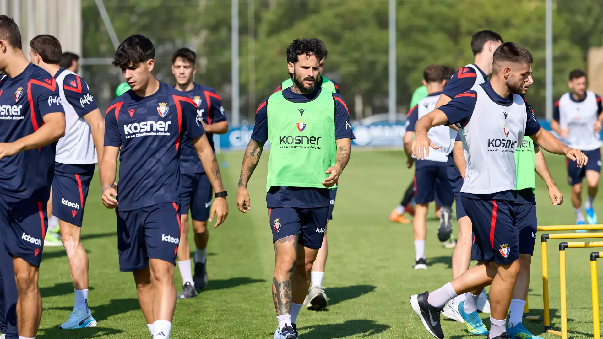 Osasuna completa en Tajonar su segunda sesión de pretemporada bajo las órdenes de Luis Miguel Ramis