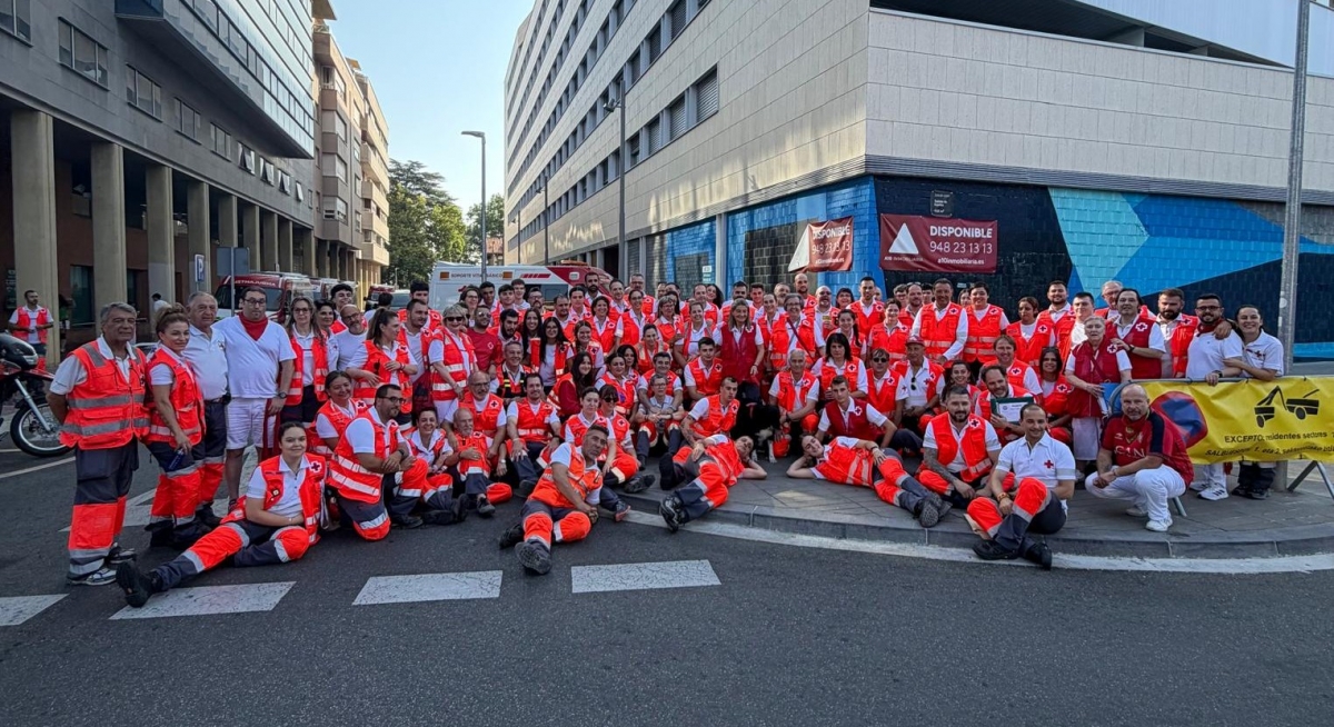 Cruz Roja asiste a 1.499 personas durante los Sanfermines 2026 en Pamplona