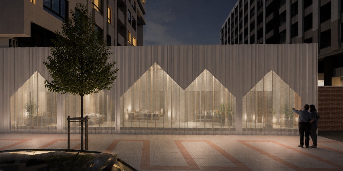 Pamplona avanza en la construcción del Espacio Abierto frente al cáncer junto al parque de Yamaguchi