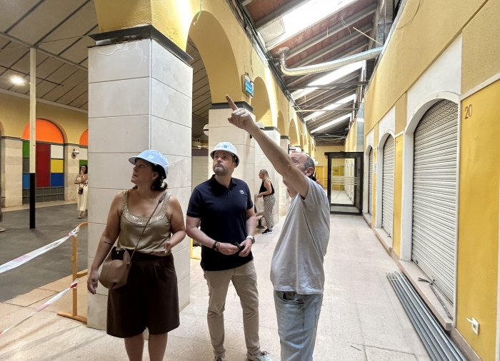El Ayuntamiento de Tudela invierte más de 205.000 euros en las obras de reforma del Mercado de Abastos