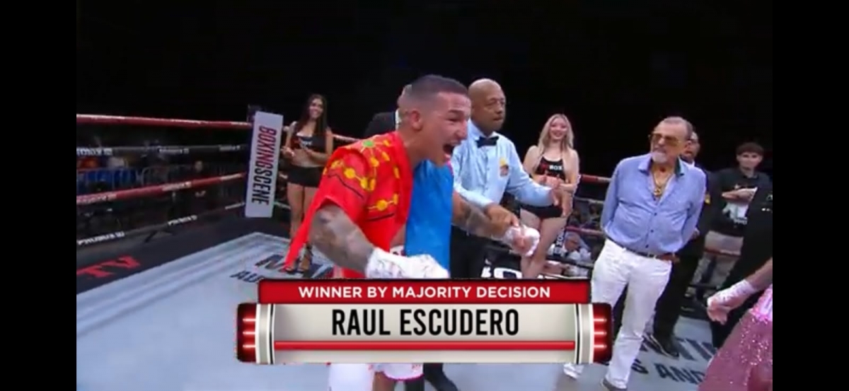 El boxeador navarro Raúl Escudero hace historia al lograr su primera victoria en Estados Unidos tras debutar en Californ