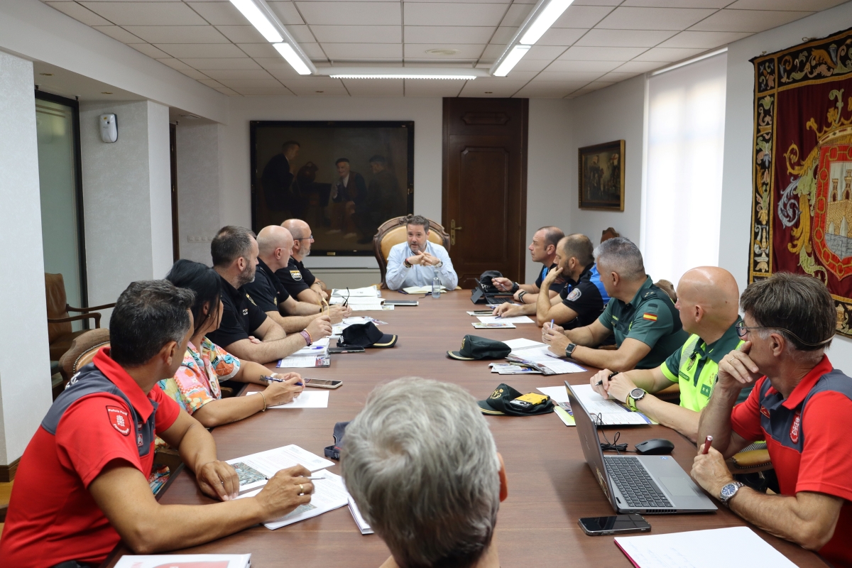 La Junta de Seguridad de Tudela coordina el dispositivo para garantizar la seguridad en las Fiestas de Santa Ana