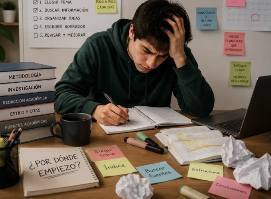 Cómo empezar un trabajo universitario