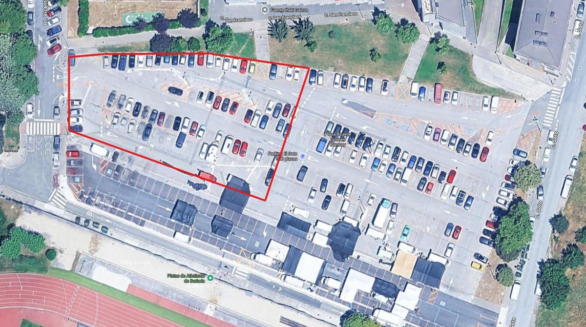 Restricciones de aparcamiento en el parking El Soto de Burlada por las fiestas de agosto