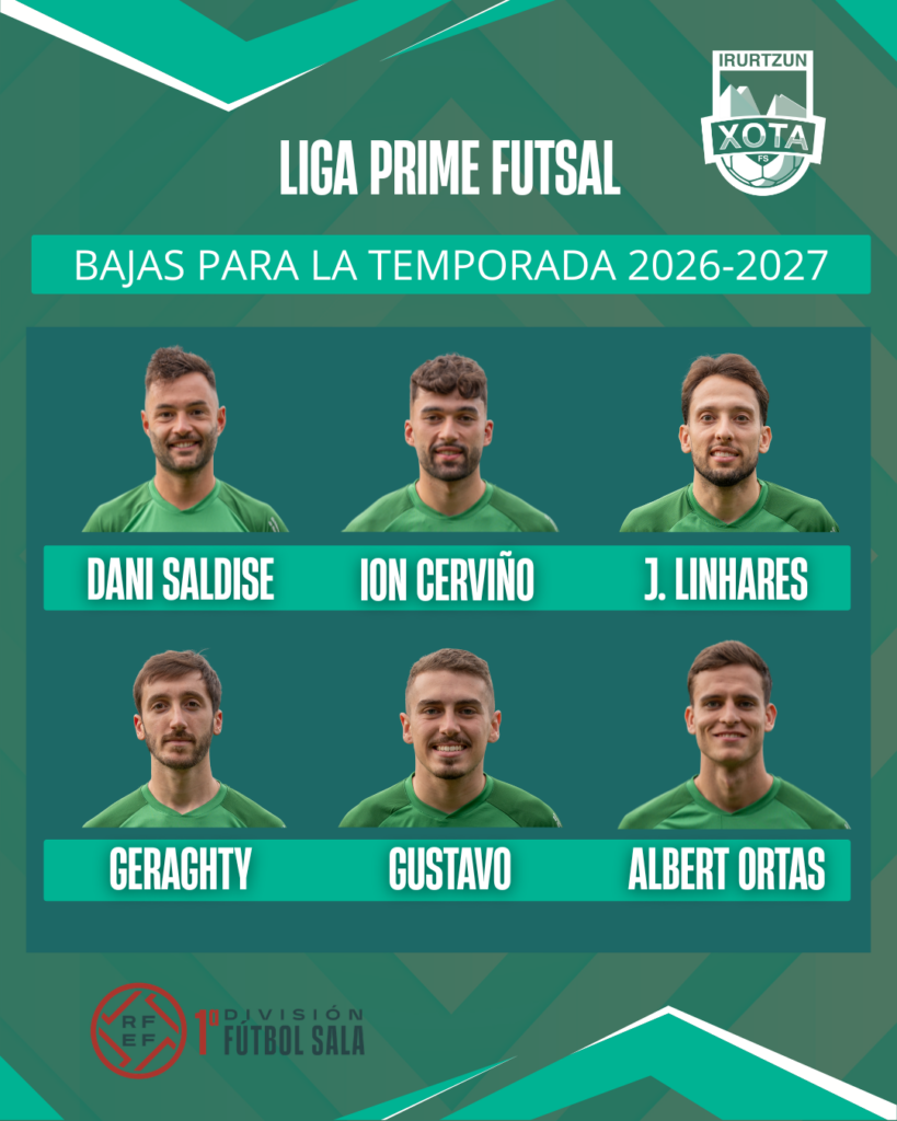 El CD Xota confirma una profunda renovación de su plantilla con la salida de seis jugadores para la temporada 2026-27